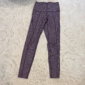 PINK Victoria's Secret Heathered Purple Kids Leggings
